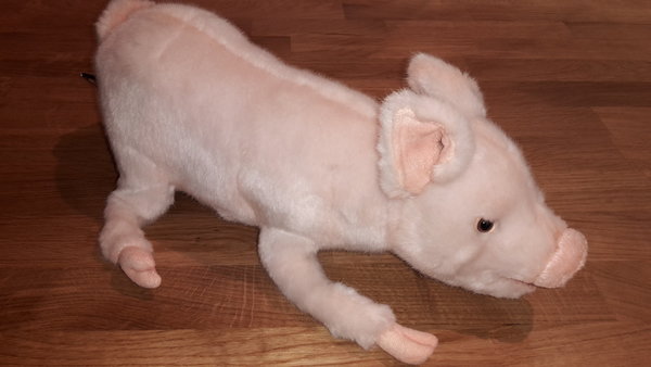 Kuscheltier Schwein von HANSA, 28 cm lang