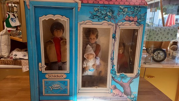Schildkröt Puppenhaus, originalverpackt, unbespielt, 1970er Jahre