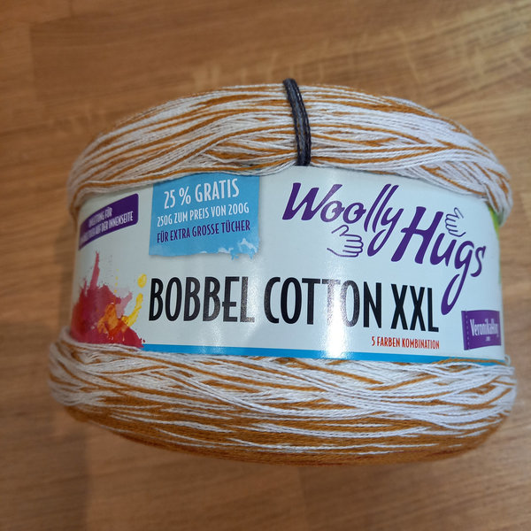 Wolly Hugs Bobbel Cotton XXL, Farbe 610, Farbverlauf, 250 gr.