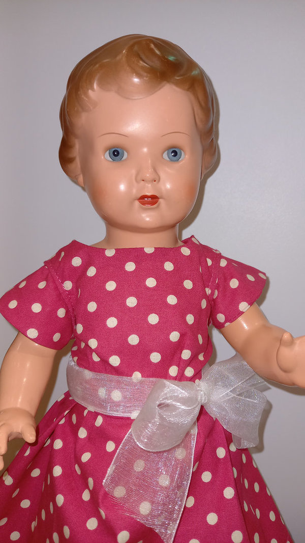 Schildkröt-Puppe "Ursel", 40 cm, 1960er Jahre