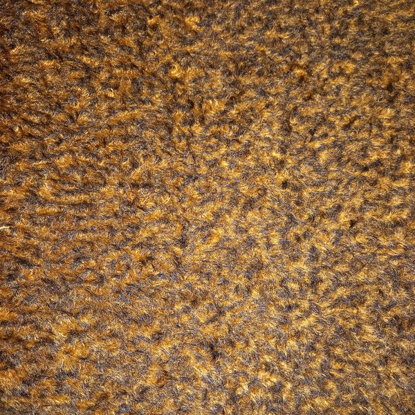 Mohair, schwarz-braun-meliert, fester Unterstoff, 25 * 70 cm