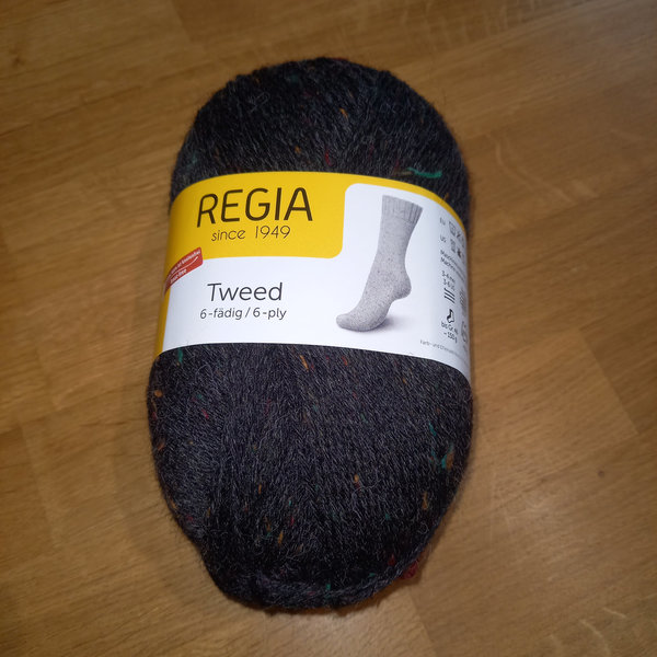 Schachenmayr Regia Tweed 6-fädig, 150 g, Farbe 0098 (dunnkelbraun)
